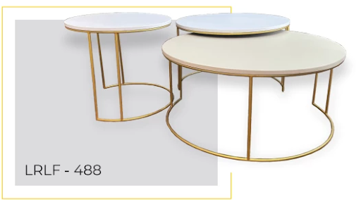 Lobby Table LRLF-488 Centre & Corner Table Set