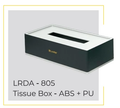 Tissue Box LRDA-805 (ABS + PU Leatherette)