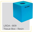 Square Resin Tissue Box LRDA-809